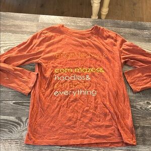 Autumn Fall Boys Long Sleeved Graphic Tee